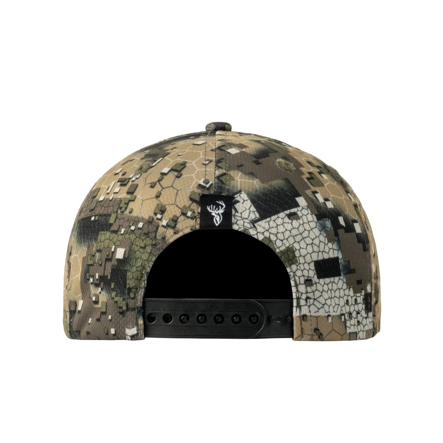 Back of Hunters Element Patch Cap in Desolve Veil