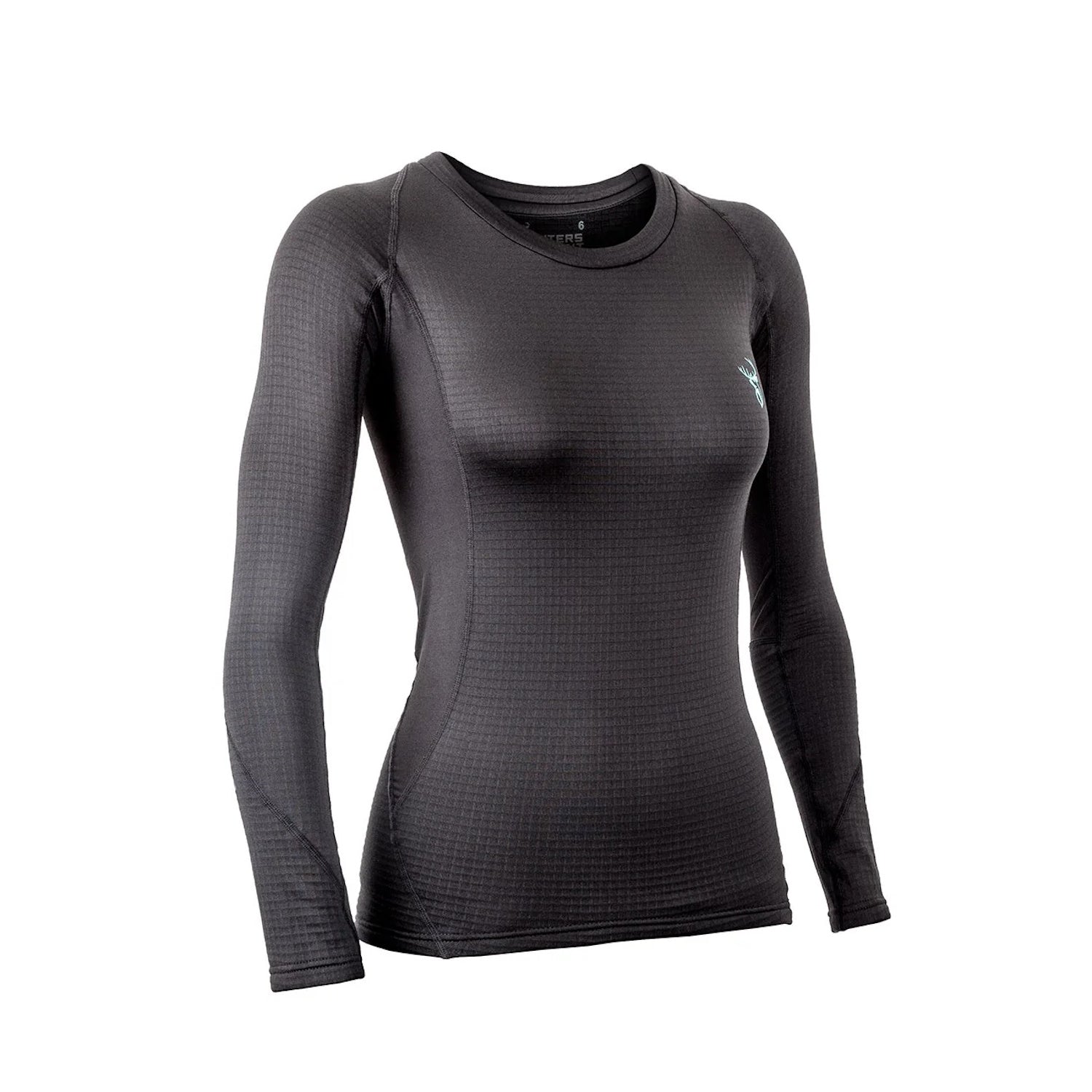 Angle front of Hunters Element Womens Core Plus Top