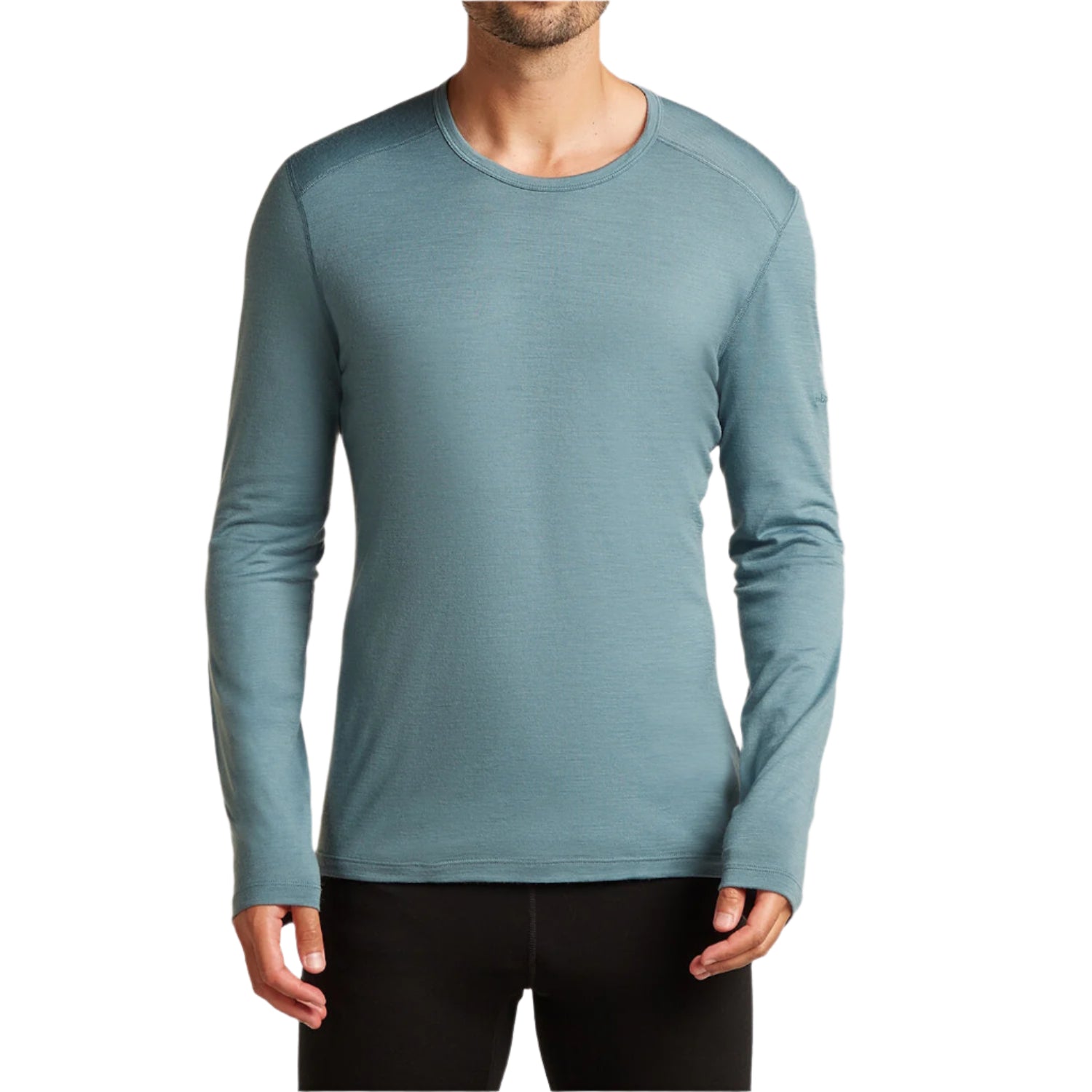 Icebreaker Mens Merino 200 Oasis Long Sleeve Crewe Thermal Top