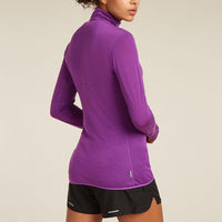 Icebreaker Womens Merino Blend 200 RealFleece Descender LS Half Zip