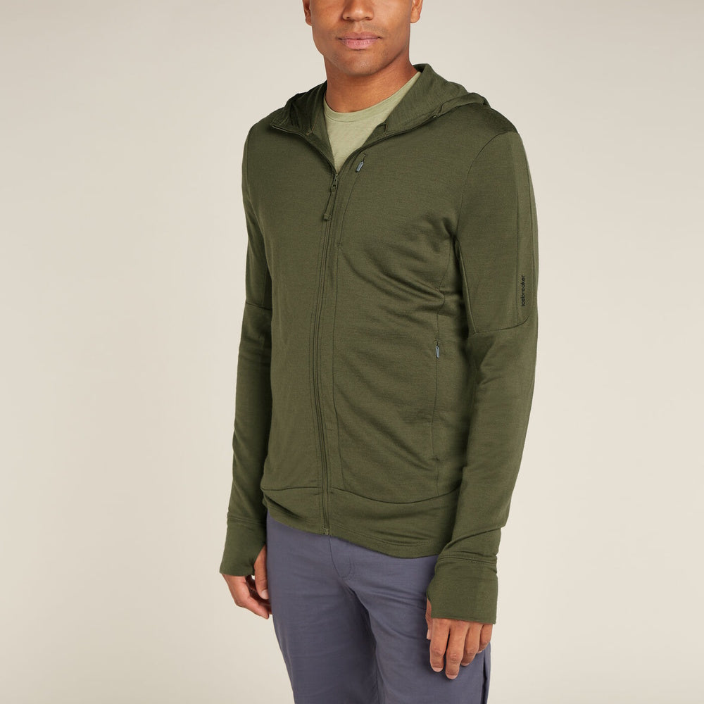 Icebreaker Mens Merino 260 Quantum Long Seeve Zip Hoodie