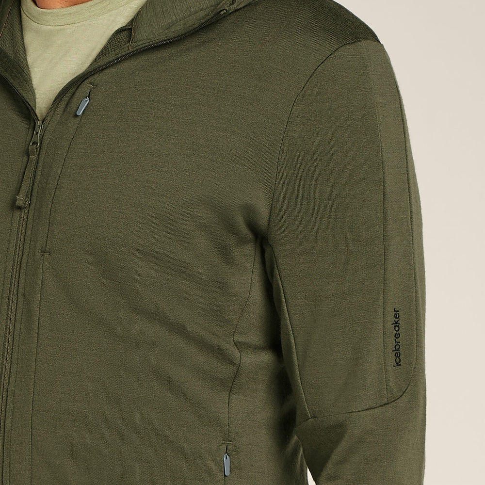 Icebreaker Mens Merino 260 Quantum Long Seeve Zip Hoodie