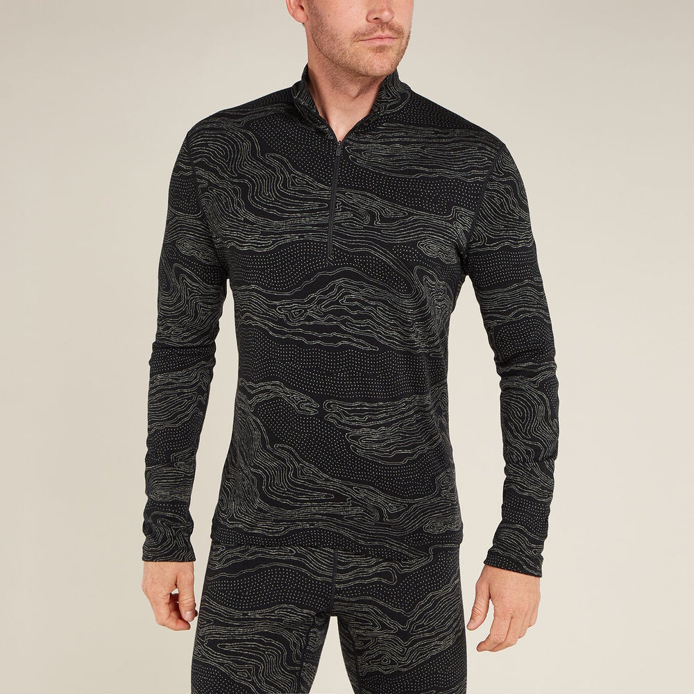 Icebreaker Mens Merino 260 Vertex LS Half Zip Snow Guide – Allgoods