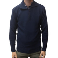 Johnny Mack Zip Pullover 2.0 in Navy