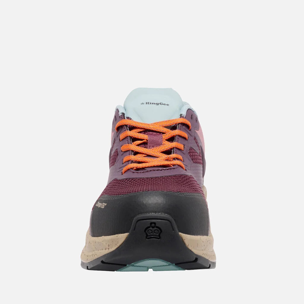KingGee K26497 Womens Hypertec Sport Work Shoes (Berry)