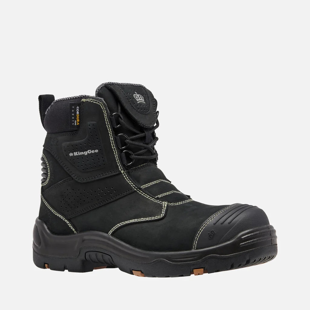 KingGee K28008 Bennu Pro 6 Work Boots (Black)