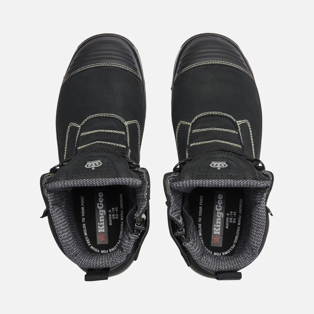 KingGee K28008 Bennu Pro 6 Work Boots (Black)