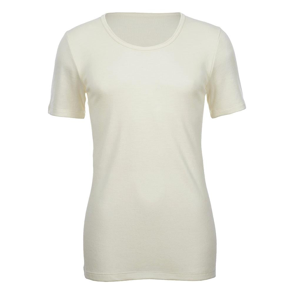 Ktena Merino Skins Short Sleeve Thermal Top in White