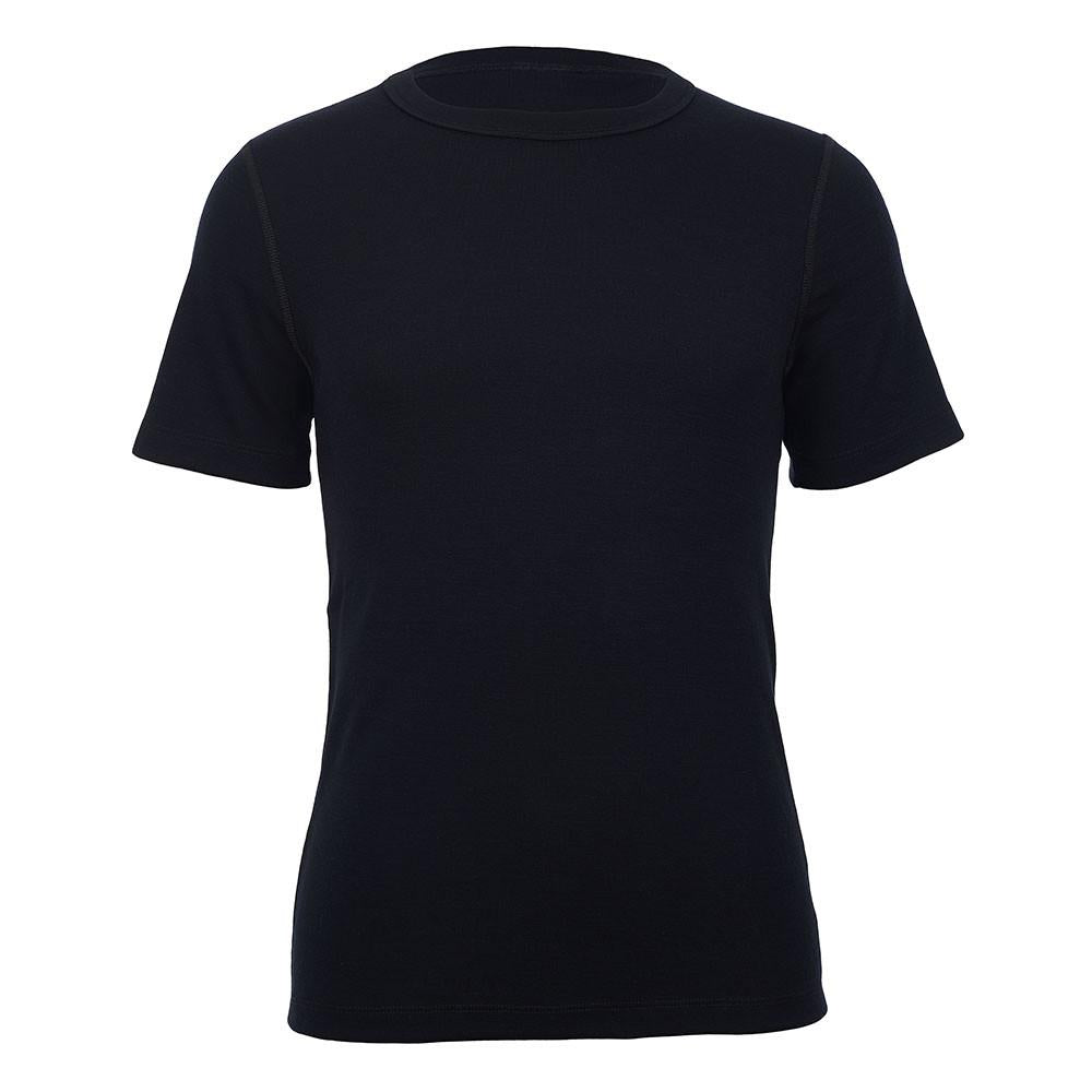 Ktena Merino Skins Short Sleeve Thermal Top in Black