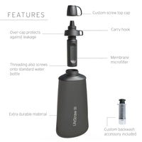 LifeStraw Peak Series Collapsible Squeeze Bottle 1L