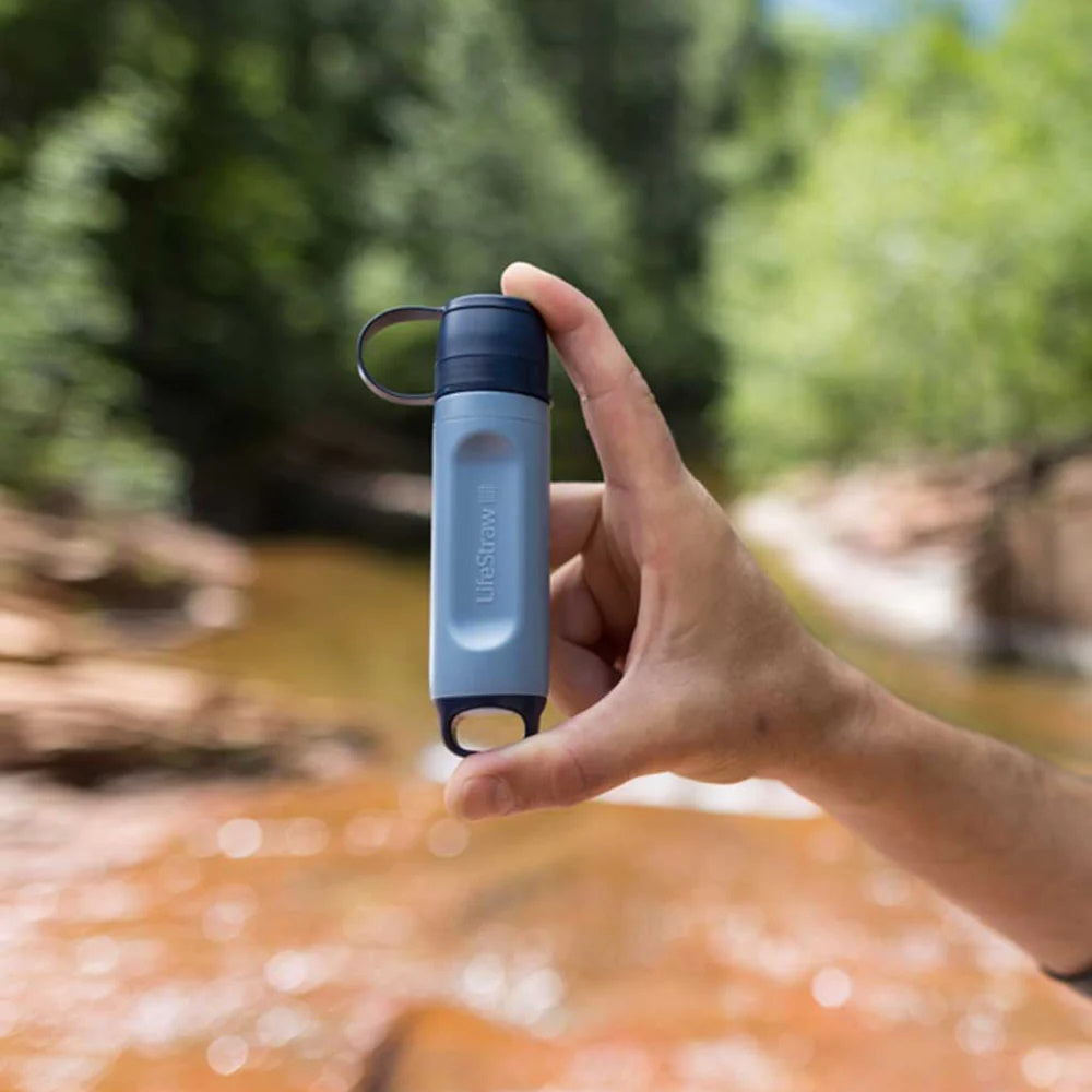 LifeStraw Peak Series SOLO Water Filter in hand