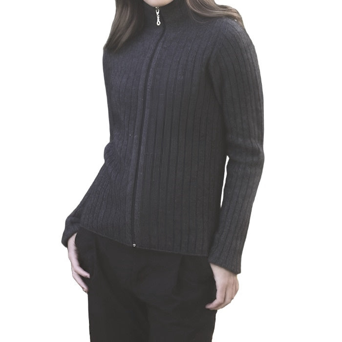 Lothlorian 9821 Womens Possum Merino 4x2 Rib Jacket