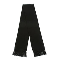 Lothlorian Possum Merino Plain Scarf in Black