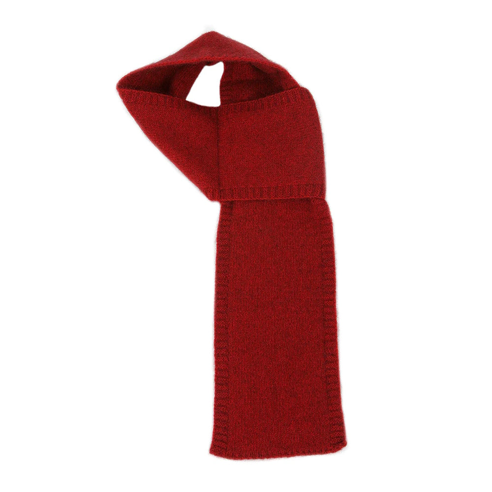 Lothlorian Possum Merino Loop Scarf in Red