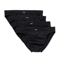 Bonds M8OS4 Mens Hipster Action Brief 4 Pack in Black