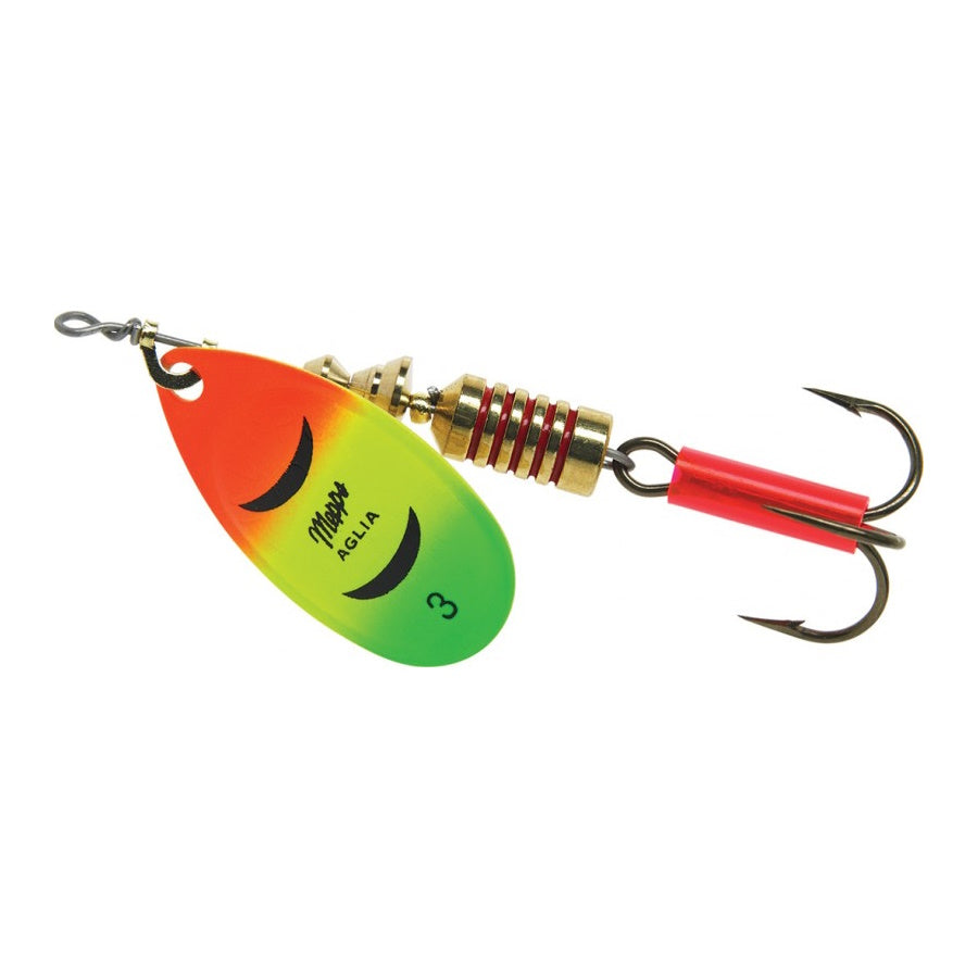 Mepps Aglia Fluo Lure in Fire Tiger