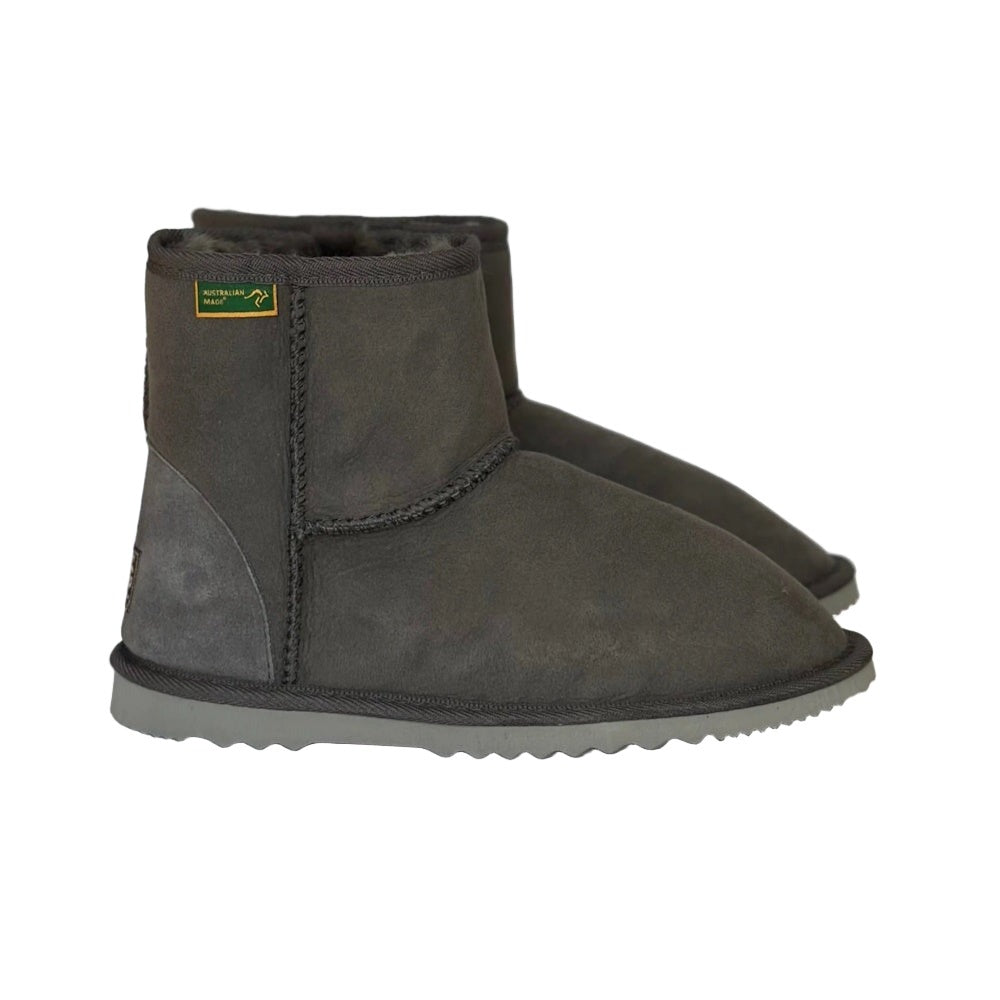 Merino Craft Mini American Ugg Boots in Grey