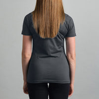 Merino Skins Womens Lite Short Sleeve T-Shirt (Grey)