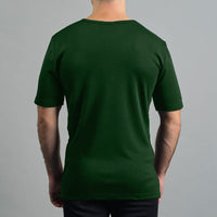 Merino Skins Mens Lite Short Sleeve T-Shirt (Green)