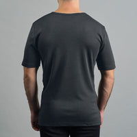 Merino Skins Mens Lite Short Sleeve T-Shirt (Grey)