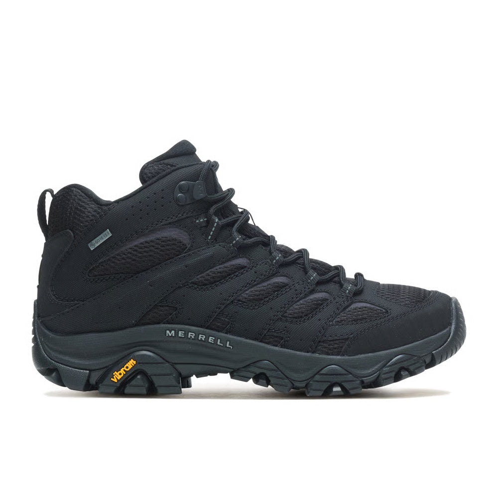 Merrell Mens MOAB 3 Synthetic Mid Gore-Tex Boot (Triple Black)