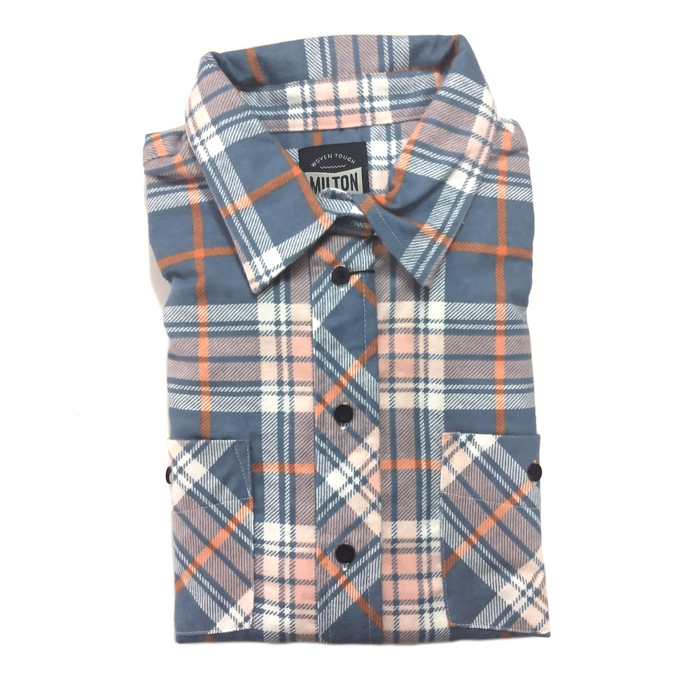 Milton Womens Full Button Flannelette Shirt