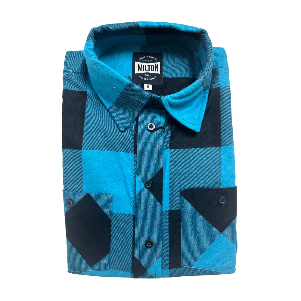 Milton Womens Full Button Flannelette Shirt