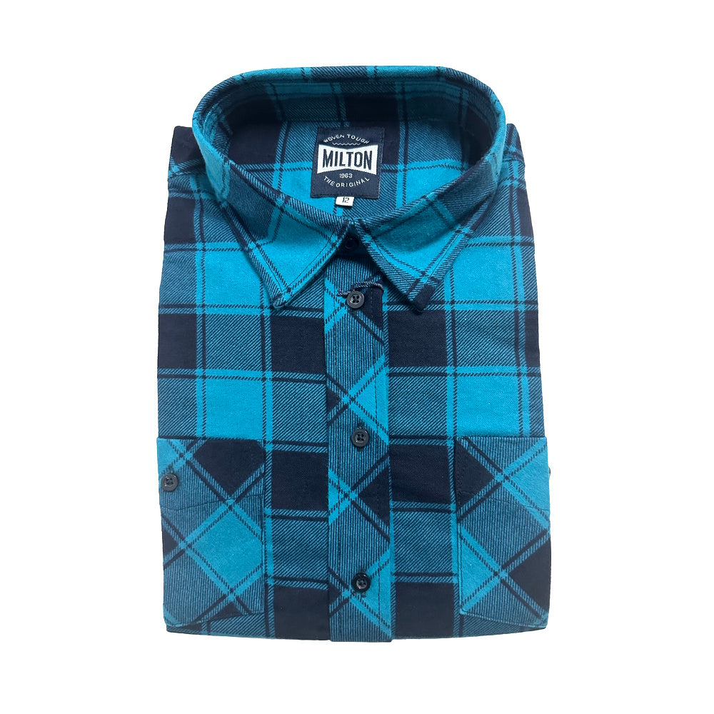 Milton Womens Full Button Flannelette Shirt