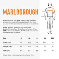 Size guide for MKM Marlborough