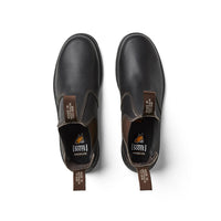 Top down view of Mongrel K9 Elastic Sided Boots in Claret
