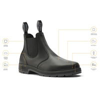 Mongrel K9-1 Elastic Sided Boots (Black)