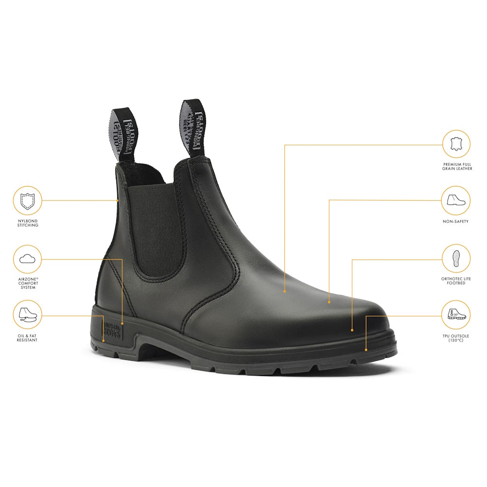 Mongrel K9-1 Elastic Sided Boots (Black)
