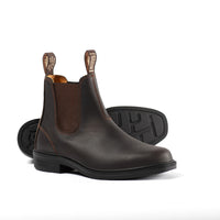 Pair of brown leather Mongrel K9-2 chelsea boots