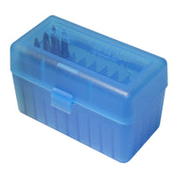MTM 50 Round Flip Top Ammo Box Blue