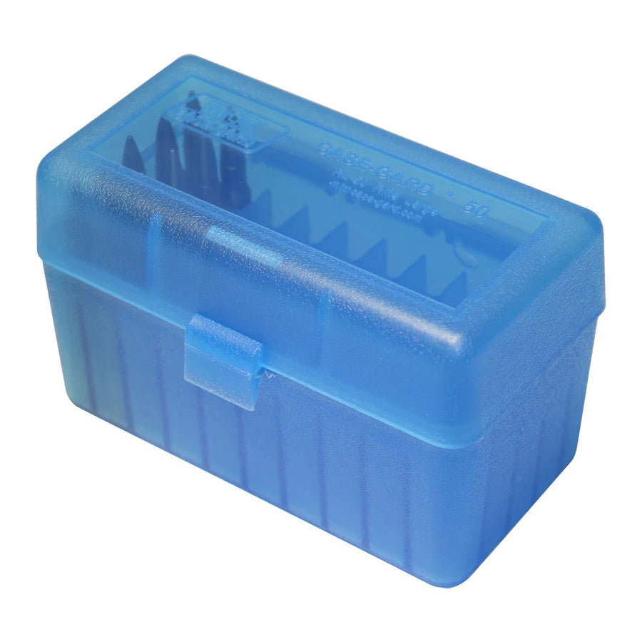 MTM 50 Round Flip Top Ammo Box Blue