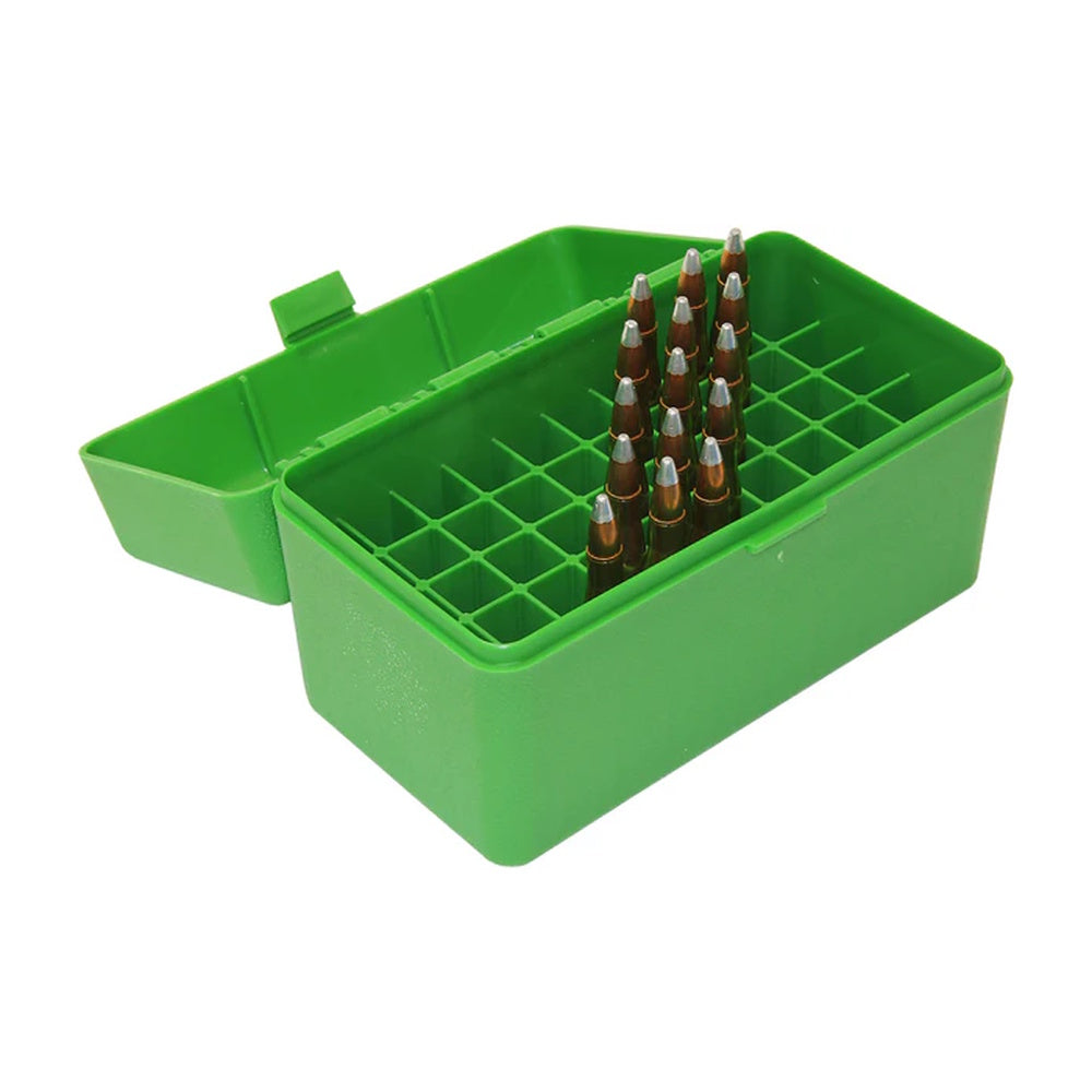MTM 50 Round Flip Top Ammo Box 243 308 Win 220 Swift