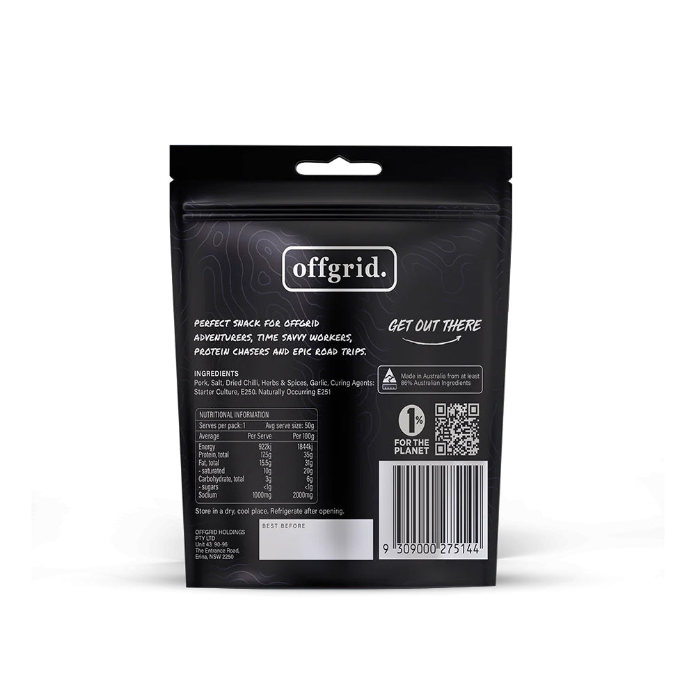 Offgrid Fire Sticks Salami Spicy