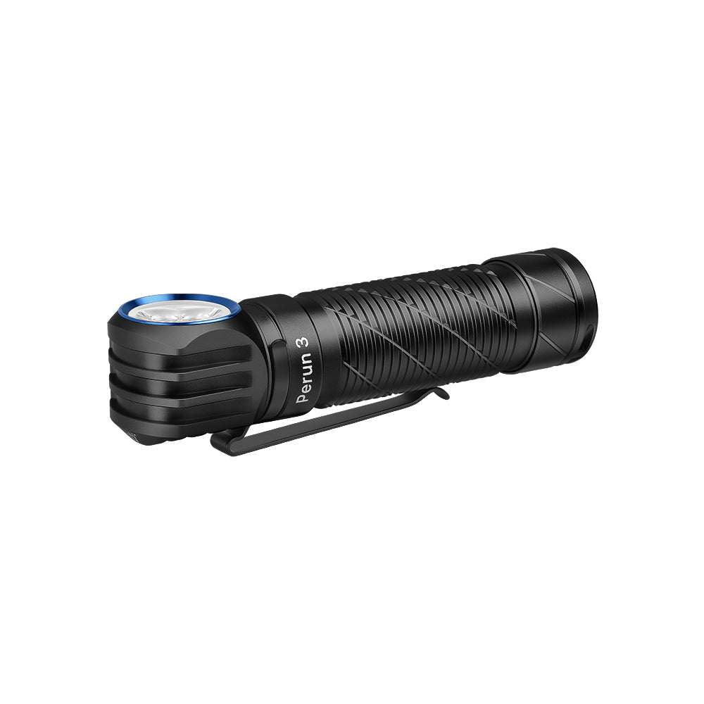 Olight Perun 3 Right Angle Torch / Headlamp Black