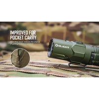 Olight Warrior 3S 2300 Lumens Tactical Torch Pocket Carry