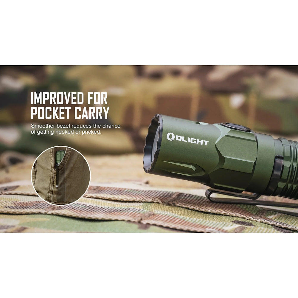 Olight Warrior 3S 2300 Lumens Tactical Torch Pocket Carry