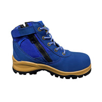 Otway Womens Eureka Soft Toe Zip Side Boot True Blue