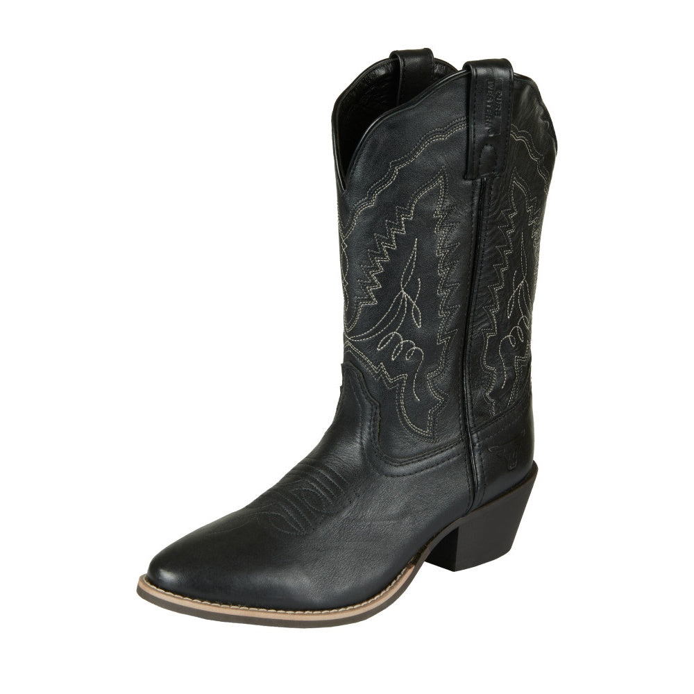 Pure Western Womens Casey Western Boots in Black