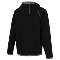 Back of Ridgeline Kids Raglan Hoodie in Black