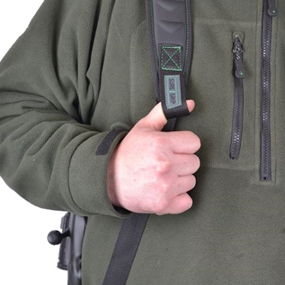 Close up of hand using sure grip feature on Ridgeline Bushmaster Sling