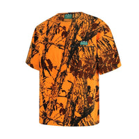 Front of Ridgeline Premium Workman Tee in Blaze