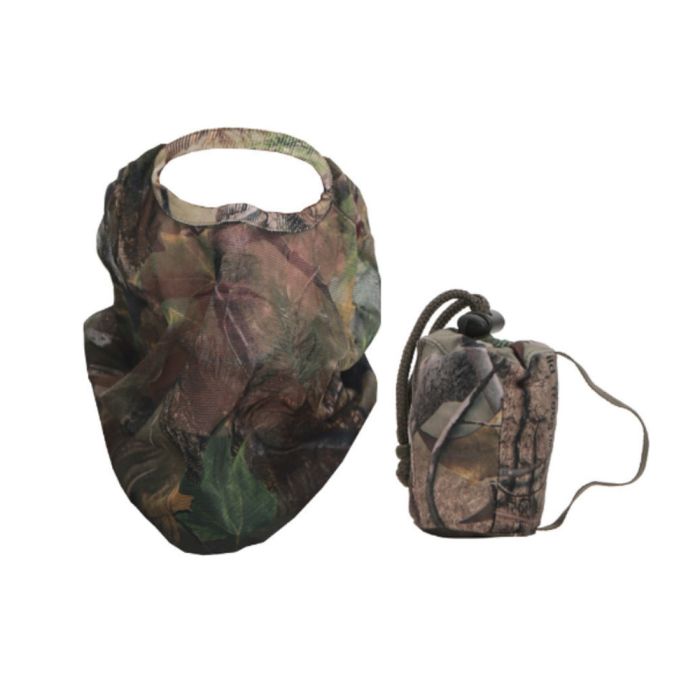 Ridgeline Face Veil in Nature Green