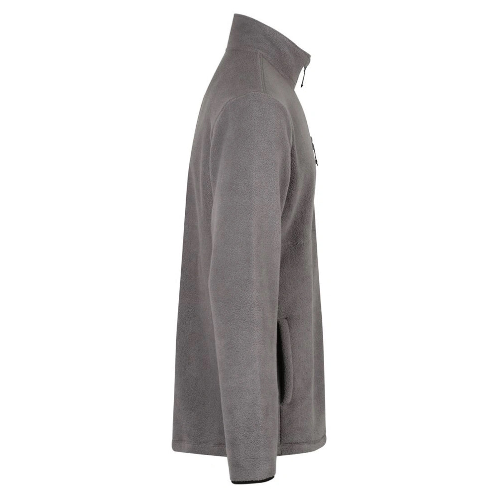 Side of Ridgeline Waterline Rig Fleece Top in Grey