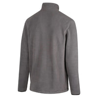 Back of Ridgeline Waterline Rig Fleece Top in Grey