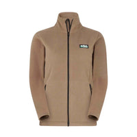 Brown Ridgeline women's fleece jacket with a brand logo