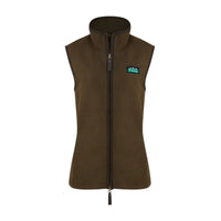 Front of Ridgeline Women's Monarch Gilet in Moody Teak